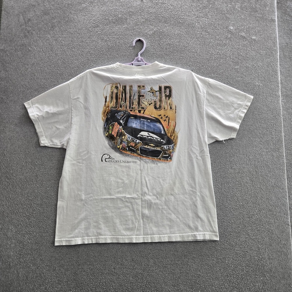 Hendrick Motorsports Men Shirt 2XL White Dale Earnhardt Jr READ